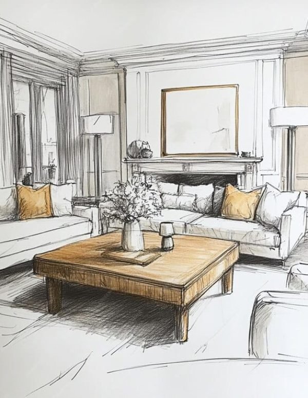 living-room-interior-sketch-with-coffee-table_1276941-25665